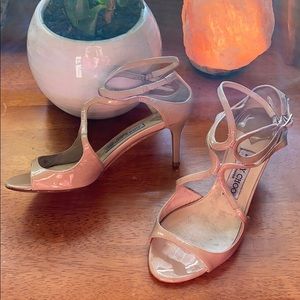 JIMMY CHOO NUDE HEELS